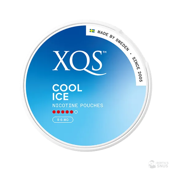 XQS Cool Ice Slim X-Strong - Vitt snus online - Bertil´s Snus