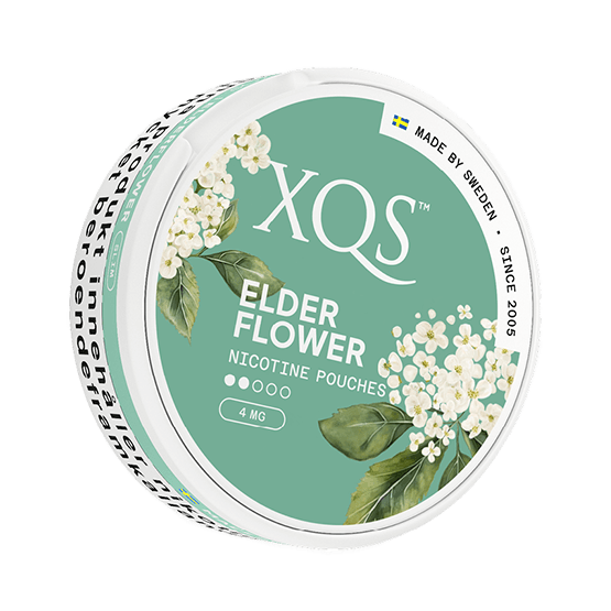 XQS Elderflower Slim - Vitt snus online - Bertil´s Snus