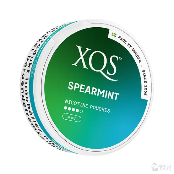 XQS Spearmint Slim Strong - Vitt snus online - Bertil´s Snus