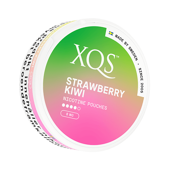 XQS Strawberry Kiwi Slim Strong - Vitt snus online - Bertil´s Snus