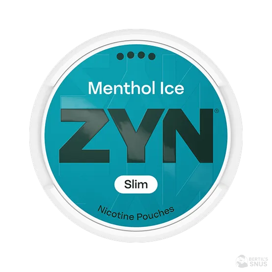 ZYN Menthol Ice Slim S4 - Vitt snus online - Bertil´s Snus