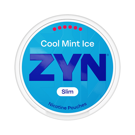 ZYN Slim Cool Mint Ice S6 - Vitt snus online - Bertil´s Snus